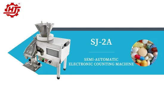 Machine semi-automatique de comptage de comprimés et de capsules à double buse