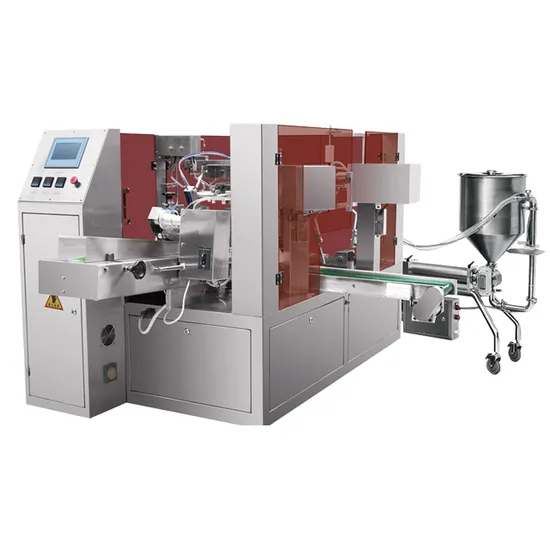 Machine d'emballage automatique de sachets Doypack pour détergent liquide, prix d'usine