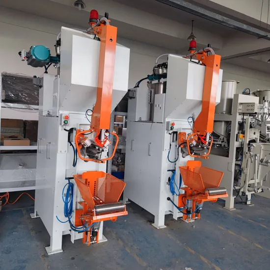 Machine de scellage et d'emballage de sacs à valve en dioxyde de titane de 50 lb entièrement automatique