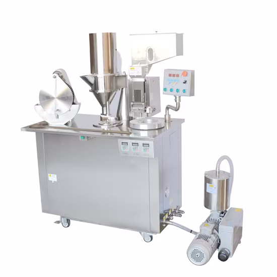 Mini machine de remplissage de capsules semi-automatique