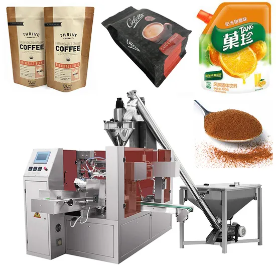 Machine de remplissage et de scellage de sachets préfabriqués pour levure chimique