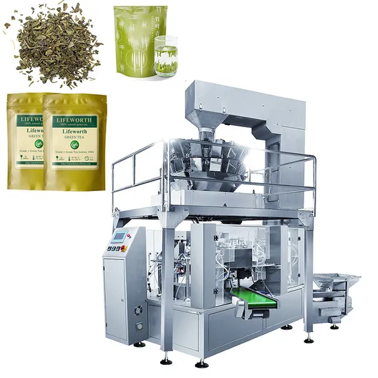 Machine d'emballage rotative automatique à grande vitesse pour fleurs séchées